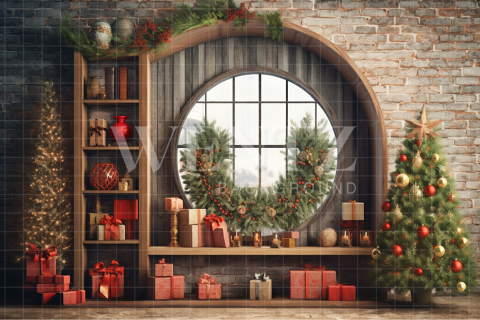 Fabric Photography Background Christmas Set / Backdrop 4233