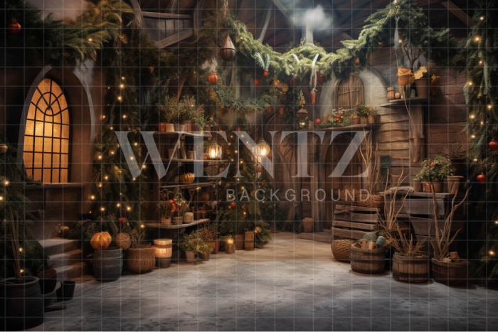 Fabric Photography Background Christmas Set / Backdrop 4259