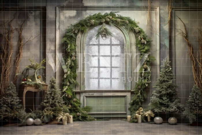 Fabric Photography Background Christmas Set / Backdrop 4272