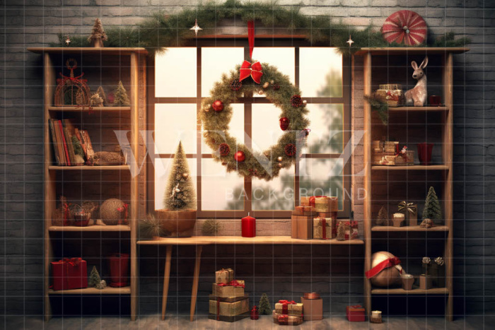 Fabric Photography Background Christmas Set / Backdrop 4312