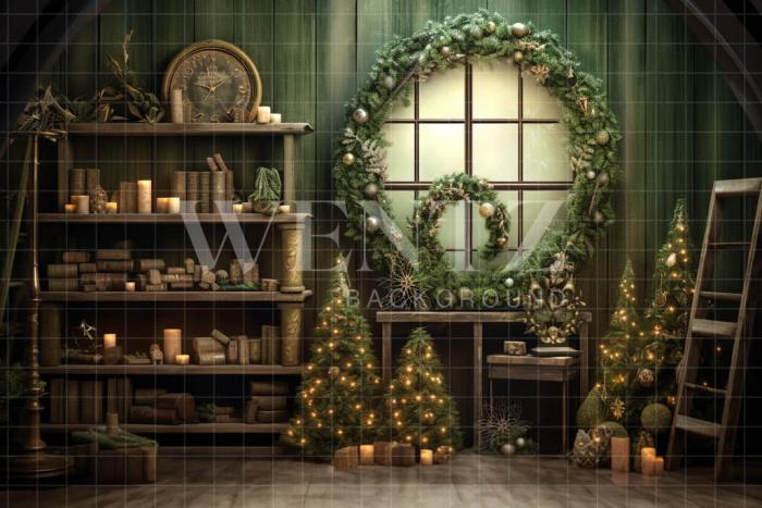 Fabric Photography Background Christmas Set / Backdrop 4321