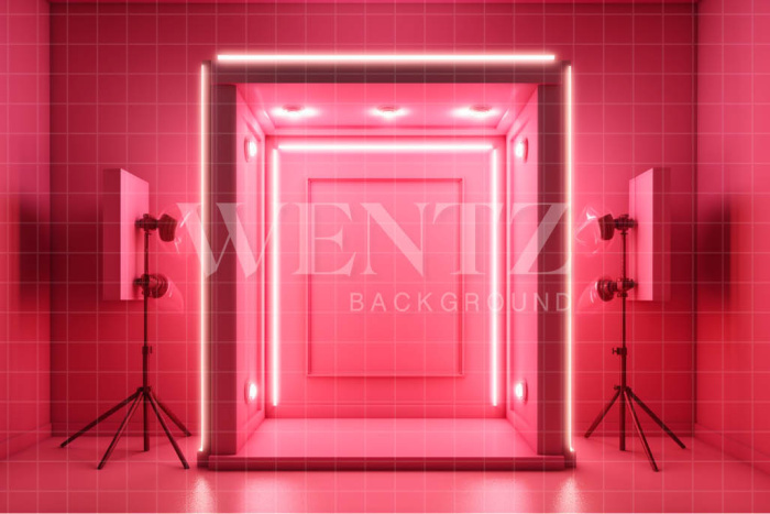 Fabric Photography Background Pink Stage / Backdrop 4456