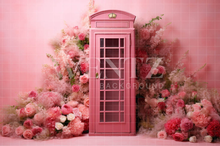 Fabric Photography Background Floral Booth / Backdrop 4471