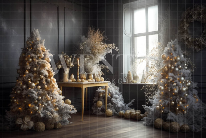 Fabric Photography Background Christmas Set / Backdrop 4568
