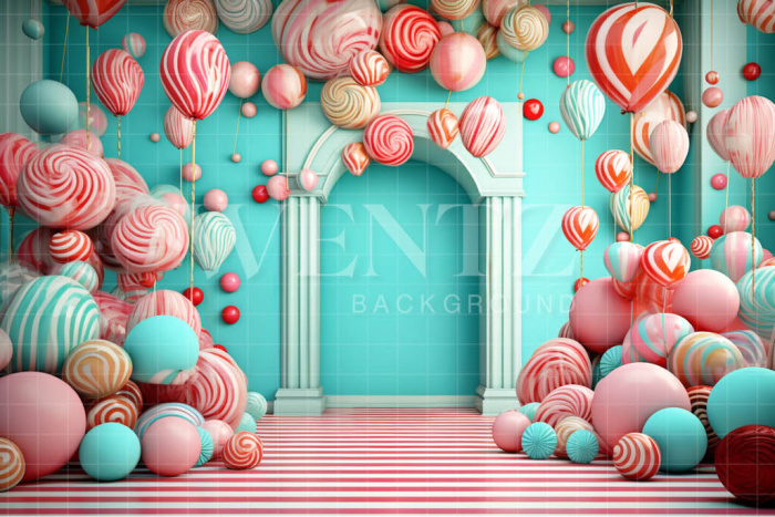 Fabric Photography Background Candy Color Sweets / Backdrop 4881