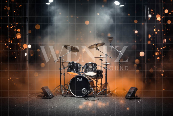 Fabric Photography Background Rockstar / Backdrop 4913