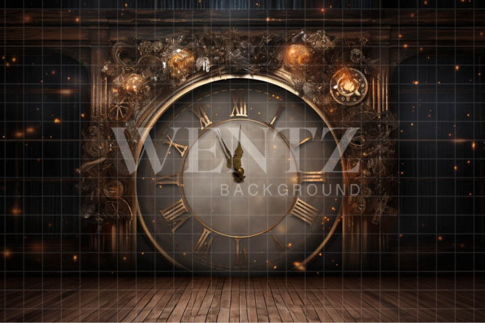 Photographic Background in Fabric Clock / Backdrop 4985