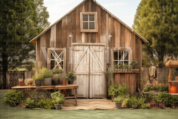 Fabric Photography Background Easter Scenery / Backdrop 5207