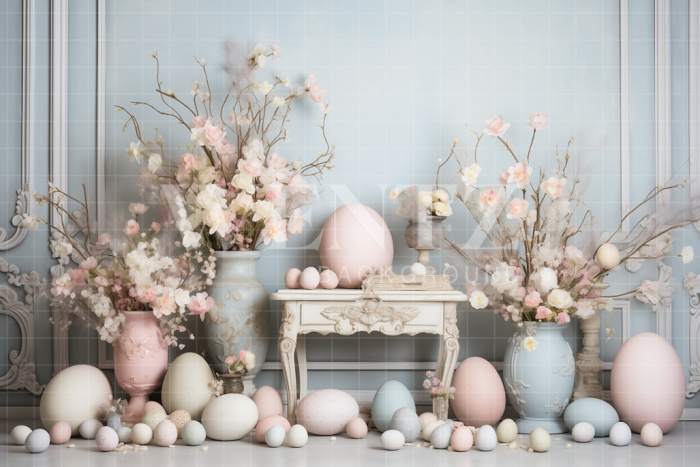 Fabric Photography Background Easter Scenery / Backdrop 5215