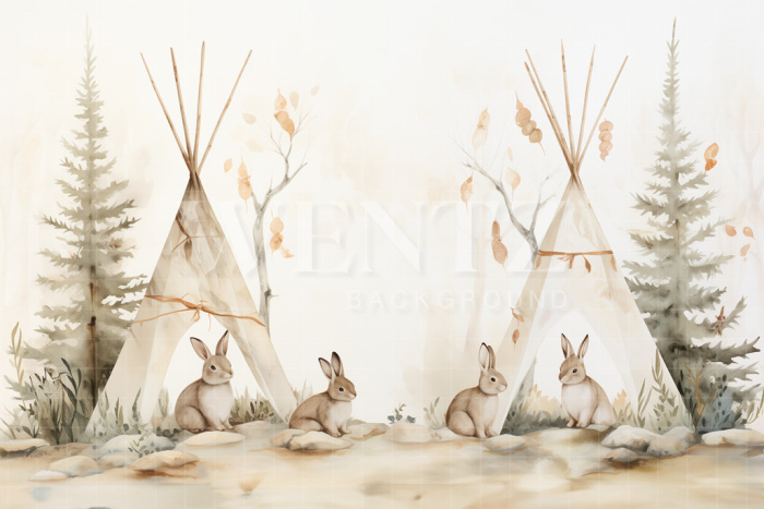 Fabric Photography Background Easter Scenery / Backdrop 5224