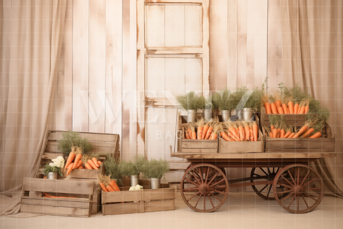 Fabric Photography Background Easter Scenery / Backdrop 5226