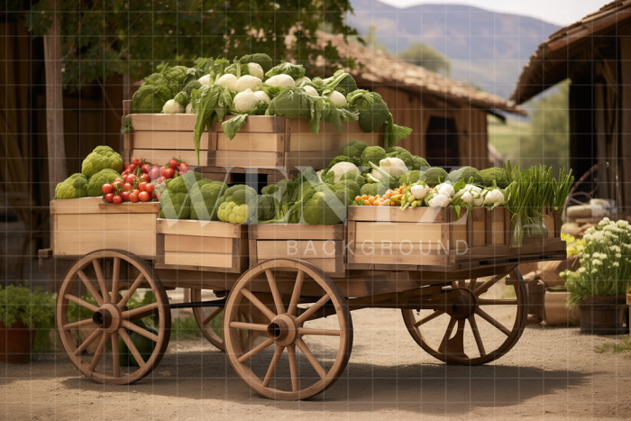 Fabric Photography Background Easter Scenery / Backdrop 5227