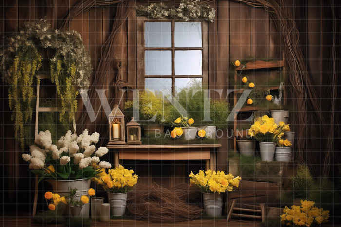 Fabric Photography Background Easter / Backdrop 5245