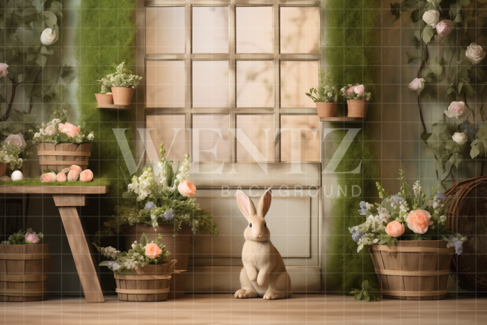 Fabric Photography Background Easter / Backdrop 5253