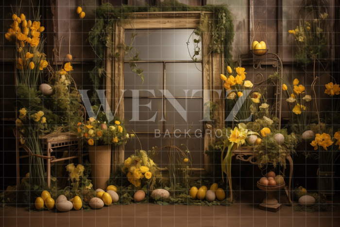 Fabric Photography Background Easter / Backdrop 5265