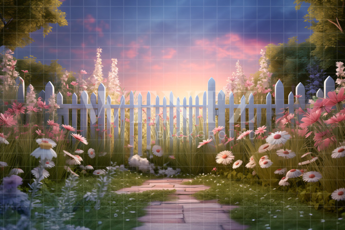 Fabric Photography Background Easter / Backdrop 5267