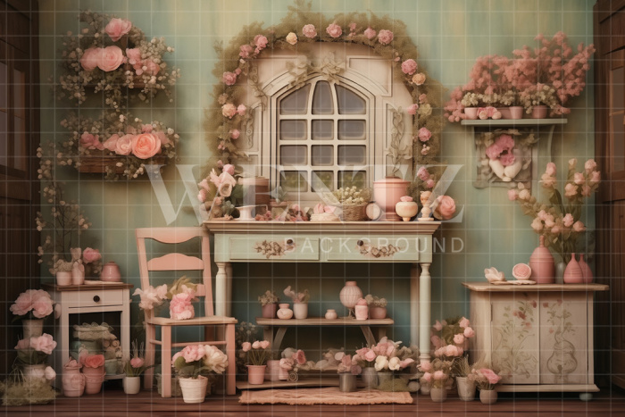 Fabric Photography Background Easter / Backdrop 5275