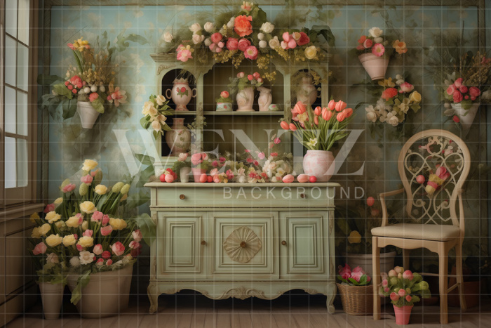 Photography Background in Fabric Easter 2024 / Backdrop 5276