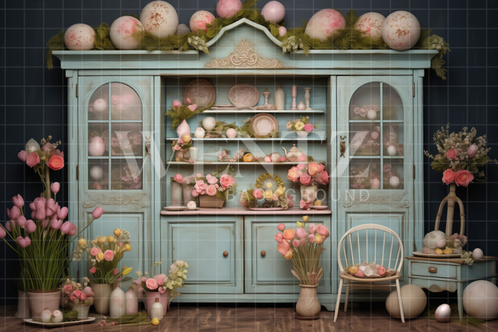 Fabric Photography Background Easter / Backdrop 5277