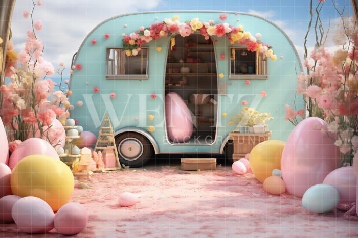 Fabric Photography Background Easter / Backdrop 5299