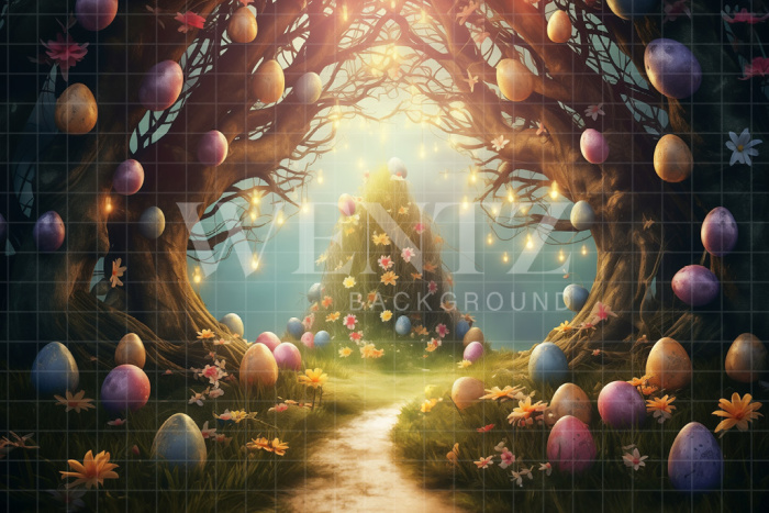 Fabric Photography Background Easter / Backdrop 5303