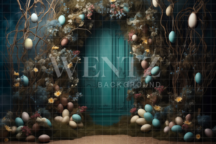 Fabric Photography Background Easter / Backdrop 5305