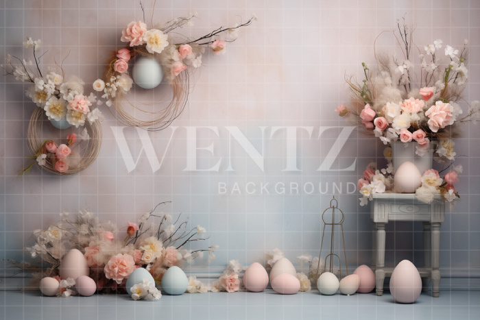 Fabric Photography Background Easter / Backdrop 5306