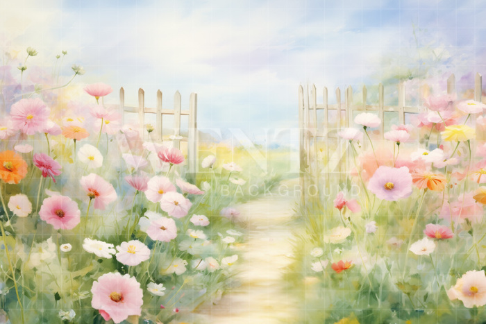 Fabric Photography Background Easter / Backdrop 5308