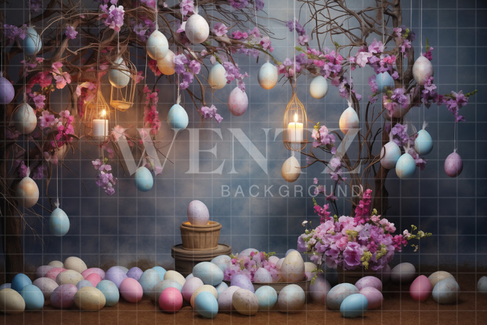 Fabric Photography Background Easter / Backdrop 5312