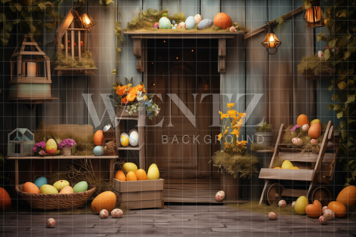 Fabric Photography Background Easter / Backdrop 5315