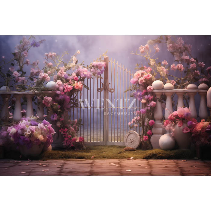 Fabric Photography Background Easter / Backdrop 5316