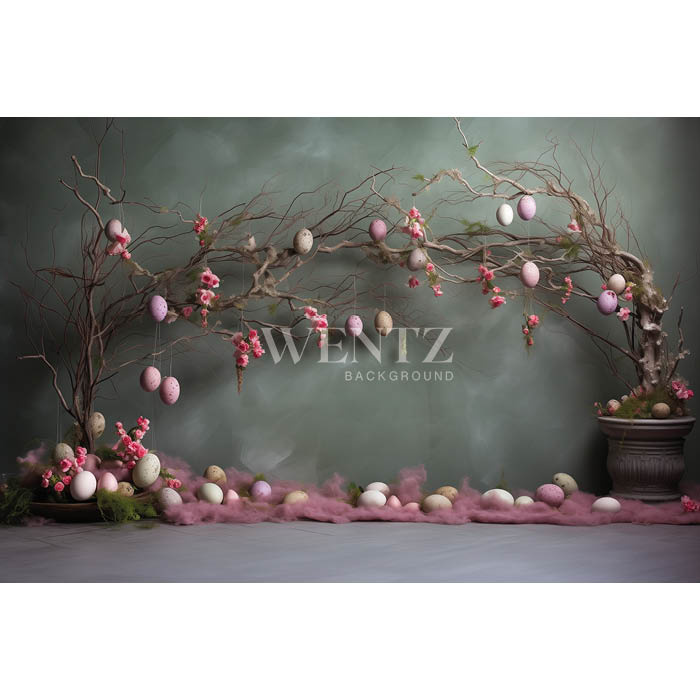 Fabric Photography Background Easter / Backdrop 5322