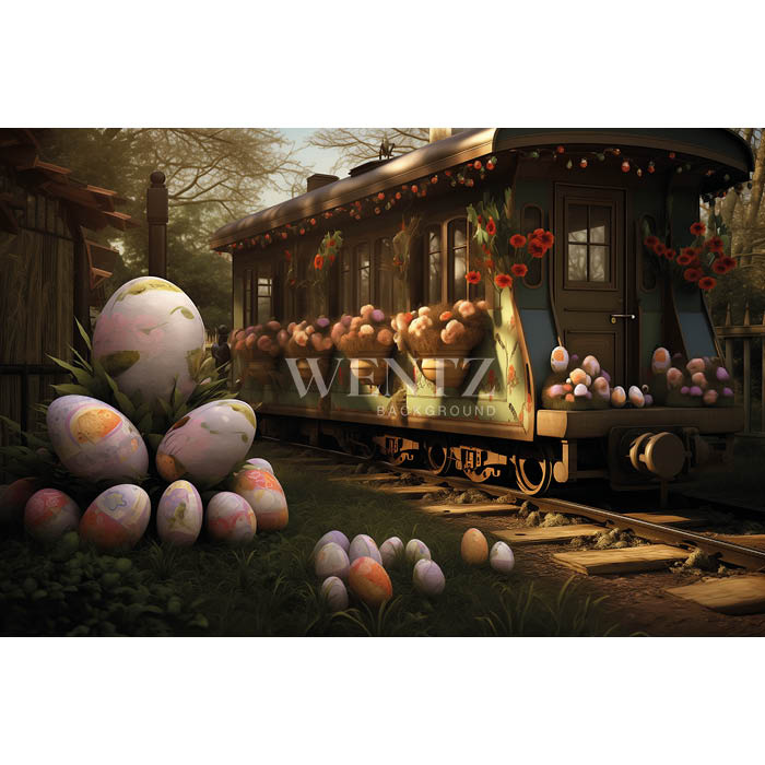 Fabric Photography Background Easter / Backdrop 5324