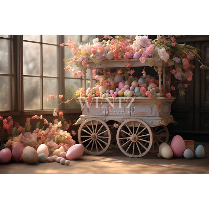 Fabric Photography Background Easter / Backdrop 5326