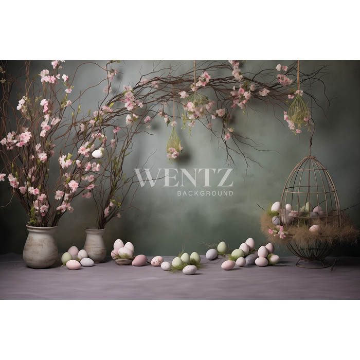 Fabric Photography Background Easter / Backdrop 5327