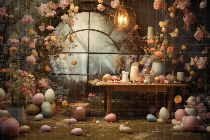 Fabric Photography Background Easter / Backdrop 5341