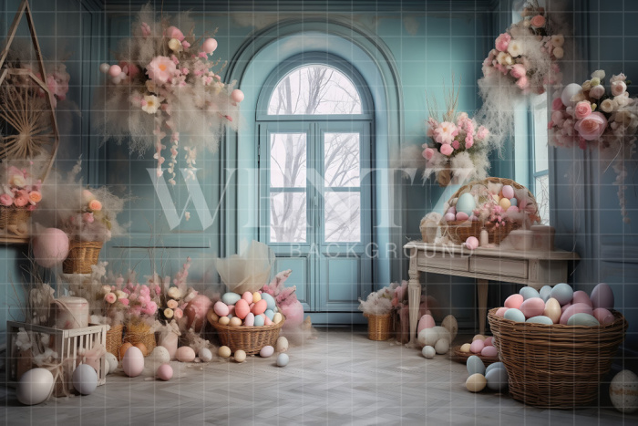 Fabric Photography Background Easter / Backdrop 5343