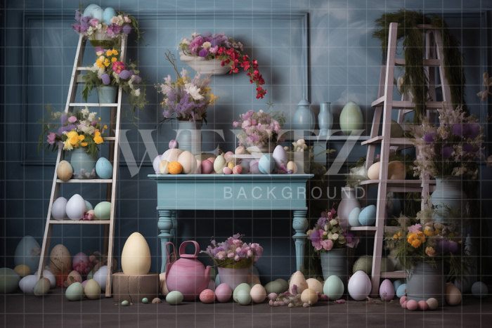Fabric Photography Background Easter / Backdrop 5344