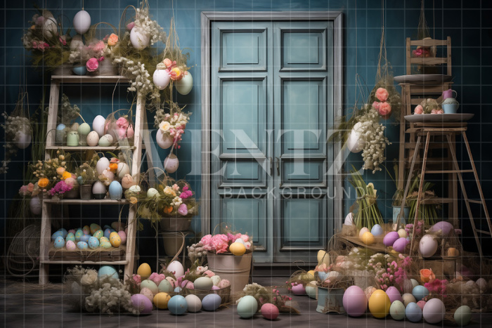Fabric Photography Background Easter / Backdrop 5345