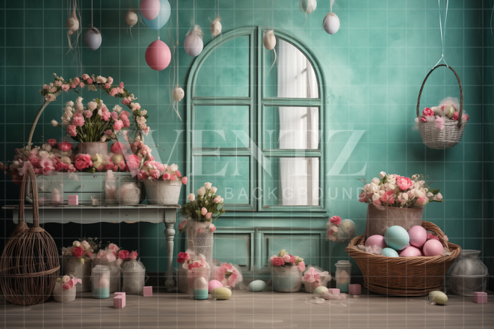 Fabric Photography Background Easter / Backdrop 5347