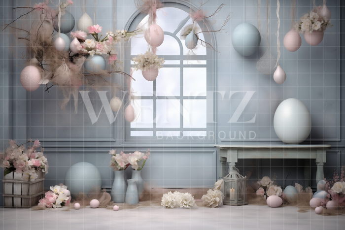 Fabric Photography Background Easter / Backdrop 5348