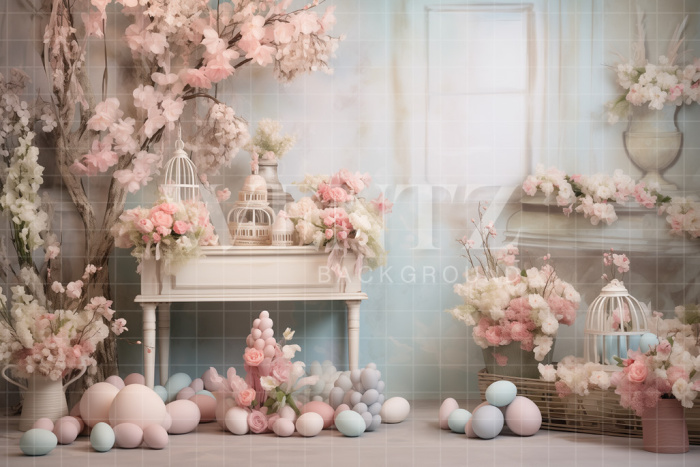 Fabric Photography Background Easter / Backdrop 5350