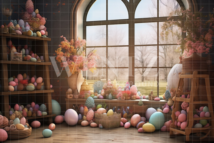 Fabric Photography Background Easter / Backdrop 5354