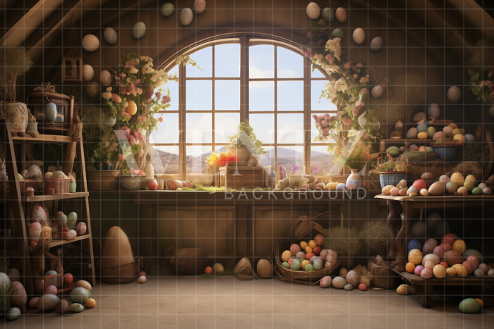 Fabric Photography Background Easter / Backdrop 5355