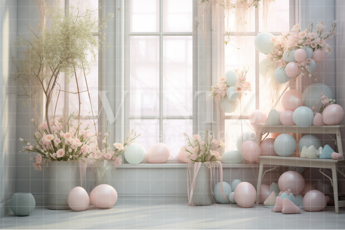 Fabric Photography Background Easter / Backdrop 5364