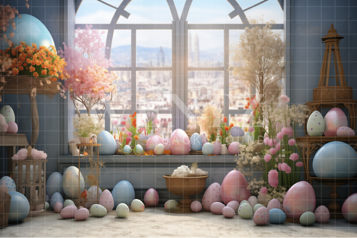 Fabric Photography Background Easter / Backdrop 5365