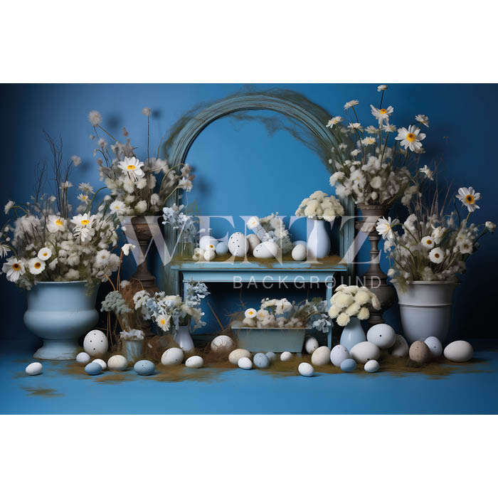 Fabric Photography Background Easter / Backdrop 5375