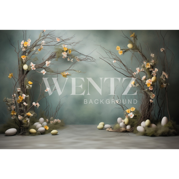Fabric Photography Background Easter / Backdrop 5377