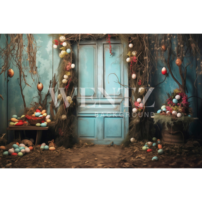 Fabric Photography Background Easter / Backdrop 5379