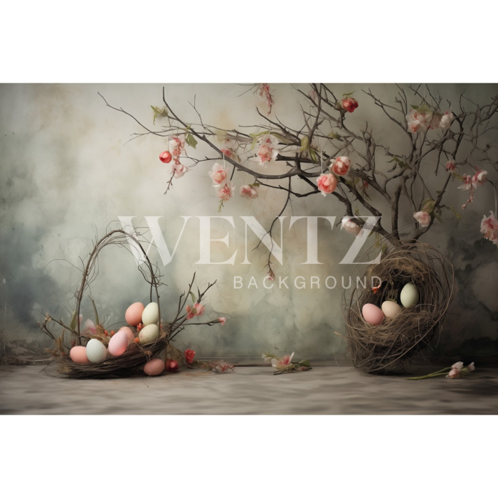 Fabric Photography Background Easter / Backdrop 5384